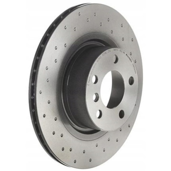 Комплект 2 спирачни диска BREMBO 09.B569.1X, перфорирани/вентилирани, 330х20мм, 5 дупки, за BMW