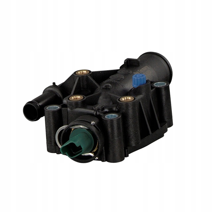 Termosztát test FEBI BILSTEIN 34977, hőmérséklet kapcsolóval, 91°C, műanyag, 0,27 kg