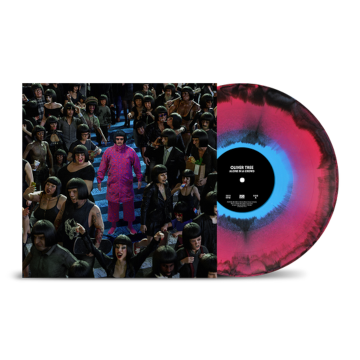 Oliver Tree - Alone In A Crowd (Red, Blue & Black Tri-Colour Vinyl)