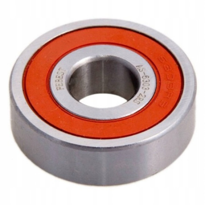 Rulment kulkowe Febest AS-6303-2RS, 17x47x14mm, greutate 0,116kg
