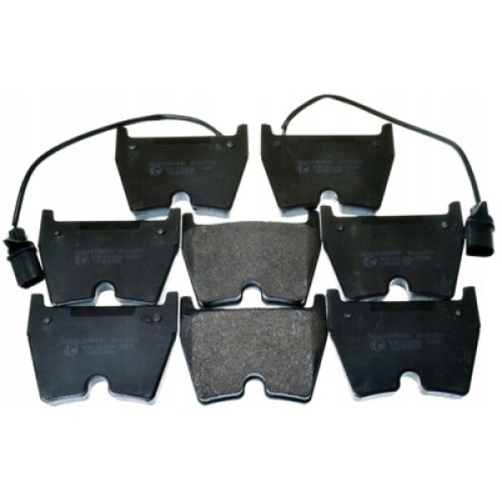 Fékbetétek Denckermann B111053, Brembo, 97.3x73.9x17mm, elöl