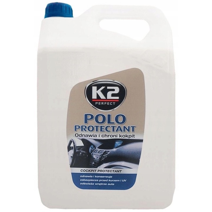 Autó műszerfalvédő hab K2 Polo Protectant, matt hatású, UV védelem, 5L