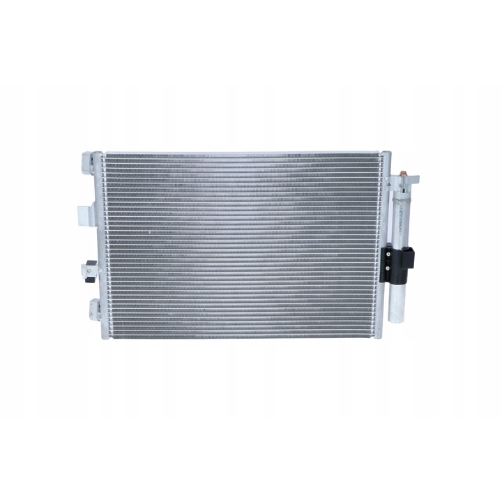 Klíma kondenzátor NRF 350347, tömítőgyűrűvel, alumínium, 591x400x16mm