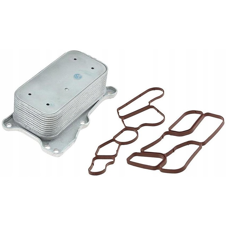 Motorolaj hűtő NTY CCL-ME-009, alumínium, 143x73x51 mm