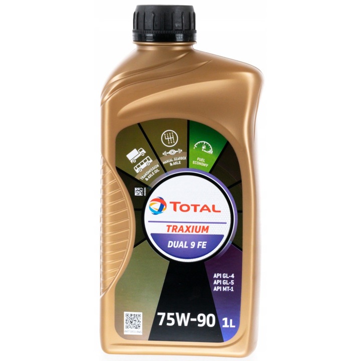Трансмисионно масло, Total, 75W90, синтетика, 1л