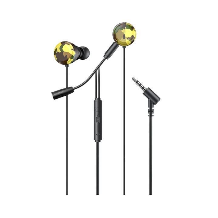 Casti In-Ear Stereo cu control volum, negru, MEA-14652