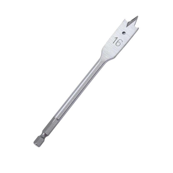 Burghiu pentru lemn, Finder, 16 mm, Argintiu