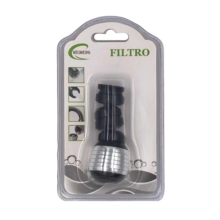 Filtru cap robinet reglabil - 9205-2-1 - 23100, Negru/ Gri