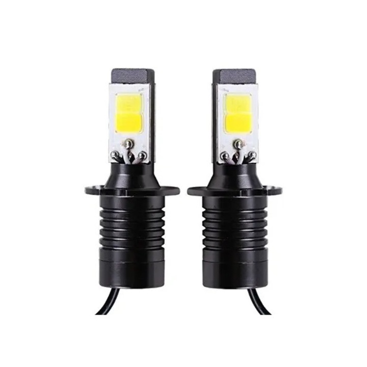 Faruri de ceata cu LED, Plastic, H11, 30W, 12V, 2800LM2, Multicolor