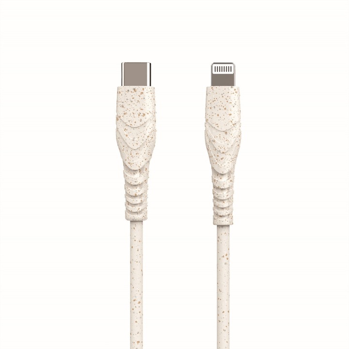 USB-C Lightning кабел, Рус, Биоразградим, 2 м