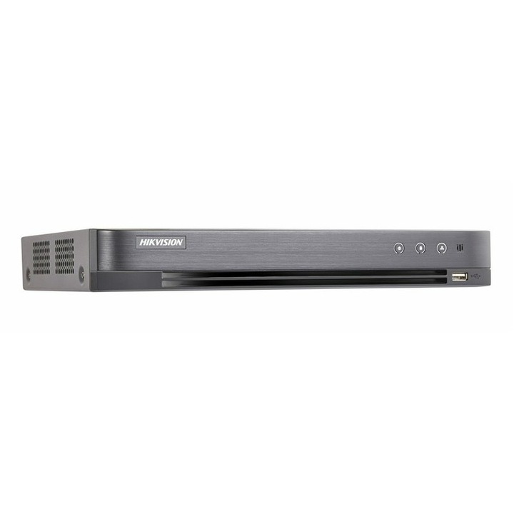 Recorder, HIKVISION, iDS-7208HQHI-M2/S/A(C), 8 canale si 4 inregistrare IP, Negru