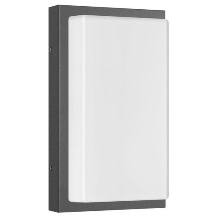 Aplica de perete cu detector de miscare integrat, LCD Creativ Metall Design, Inox, 058, Grafit