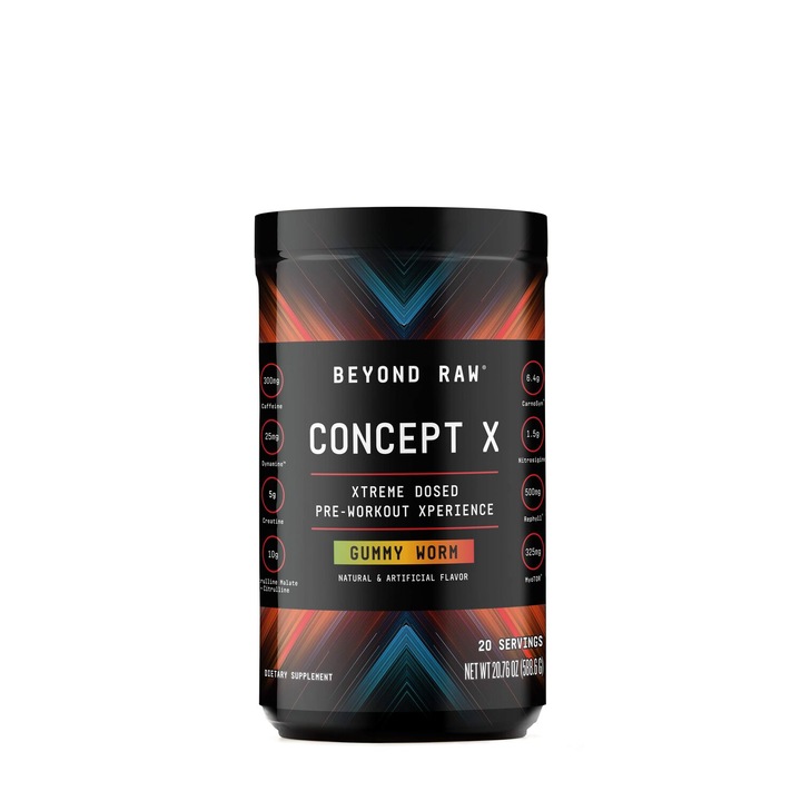 Formula Pre-Workout cu Aroma Gummy Worm, 588.6 g