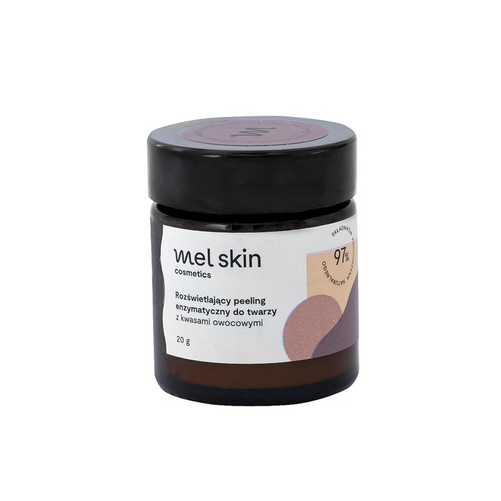Peeling enzimatic iluminator pentru ten normal/uscat, Mel skin, 20 g