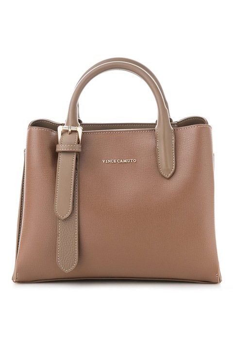Vince Camuto, Чанта от еко кожа с релеф, Кафяв