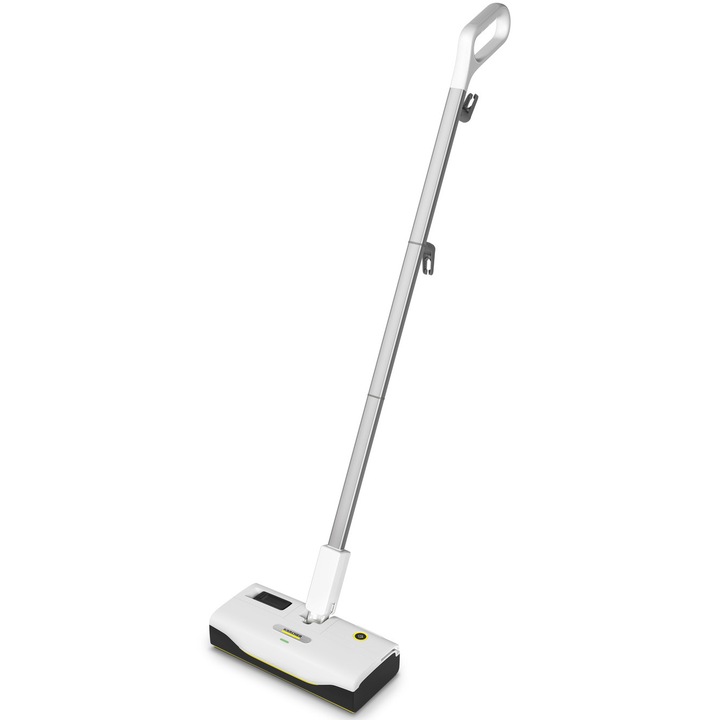 Mop cu abur Karcher SC 1 Upright, 1300 W, rezervor 200 ml, 2 lavete pentru podea, 1.513-560.0, Alb/Negru