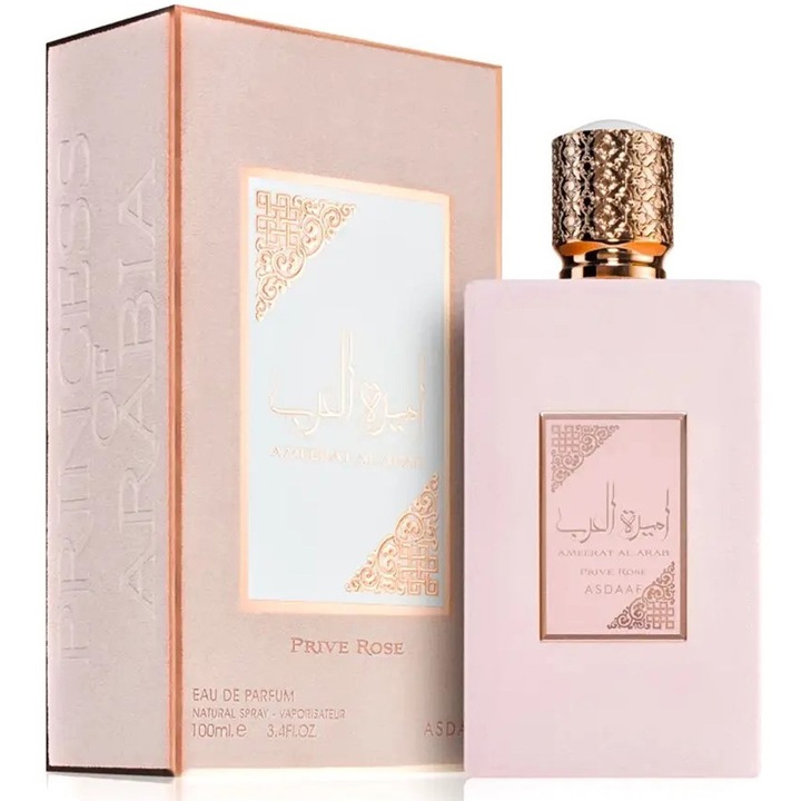 Asdaaf Eau de Parfum, Ameerat Al Arab Prive Rose, női, 100 ml