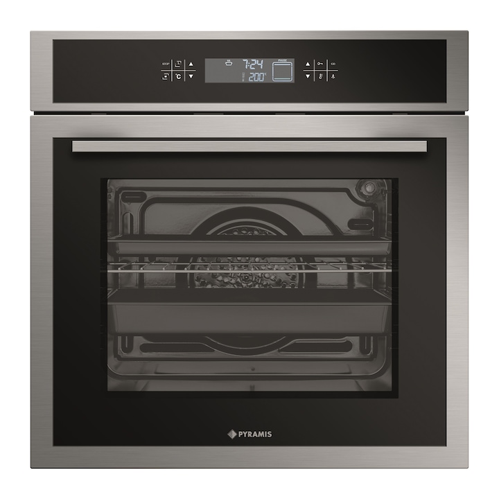 Cuptor incorporabil Candy FCDP818VX/E, Electric, 80 l, 8 functii, Touch control, Inox