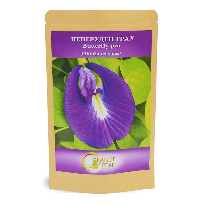 Pillangóborsó tea, Butterfly Pea Flowers, Clitoria ternatea, a növény virágából, 50 g