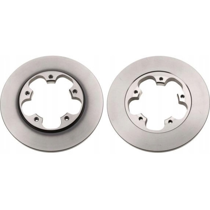 2 db féktárcsa készlet TRW DF6748, tömör, 5 lyukú, 308x122,5x25,6 mm, fekete