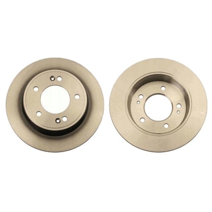 2 db féktárcsa készlet TRW DF6627, tömör, 5 lyukú, 262x76x45,1 mm, fekete