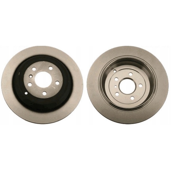 Autóalkatrész TRW DF4472S, 5 lyuk, fekete, 330x54mm