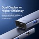 Хъб Type-C към HDMI, VGA, 4xUSB, Type-C, 4K@60Hz - Baseus UltraJoy (B00052803811-01) - Space Gray