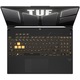 Laptop Gaming ASUS TUF F16 cu procesor Intel® Core™ 5 210H pana la 4.80 GHz, 16'', Full HD+, 144Hz, IPS, 16GB DDR5 RAM, 1TB SSD, NVIDIA® GeForce RTX™ 4050 6GB GDDR6, No OS, Mecha Gray