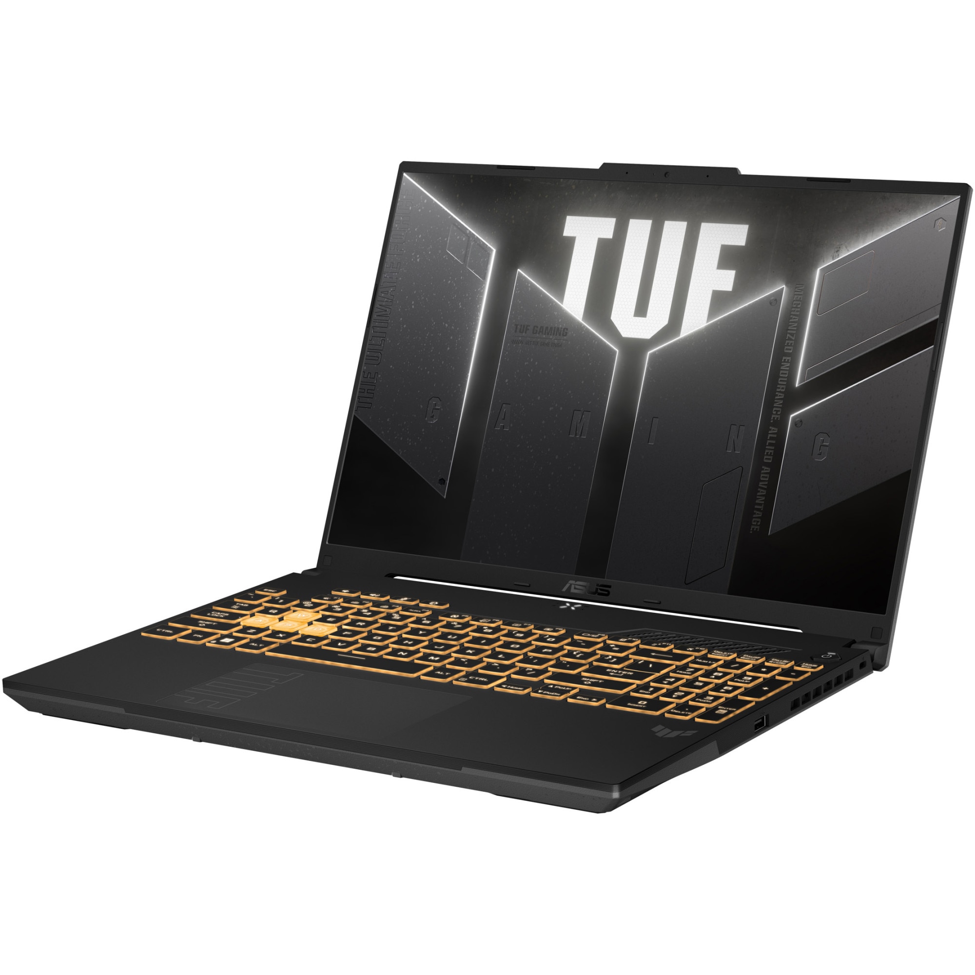 Laptop Gaming ASUS TUF F16 FX607VU cu procesor Intel® Core™ 5 210H pana la 4.8GHz, 16'', WUXGA, IPS, 144Hz, 16GB DDR5 RAM, 512GB SSD, NVIDIA® GeForce RTX™ 4050 6GB GDDR6, No OS, Mecha Gray