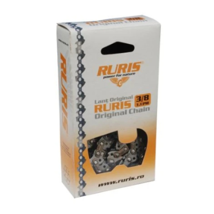 Lant pentru drujba RURIS CS3/8-1.1-40cm, pas 3/8, grosime canal 1.1 mm, lungime 40 cm