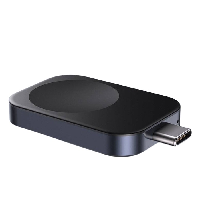 Töltő USB-C-vel Apple Watchhoz, fekete