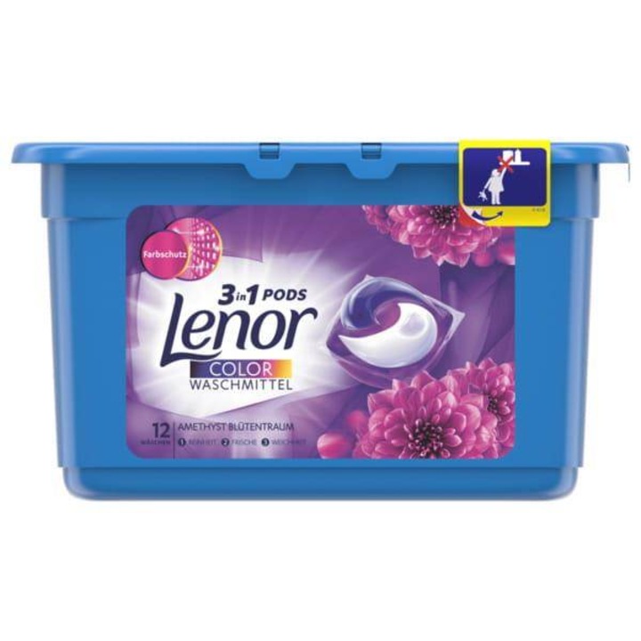 Capsule de rufe Color Amethyst 3 in 1, Lenor, 12 buc.