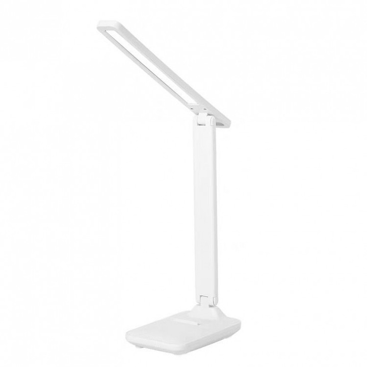 Led настолна лампа, USB акумулаторна, с регулируема светлина, защита за ...