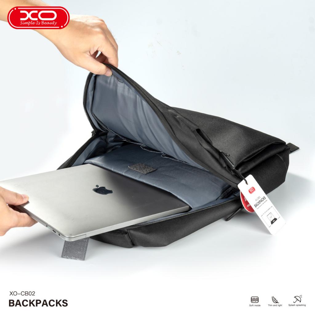Rucsac pentru laptop XO 15.6 inchi, CB02, negru