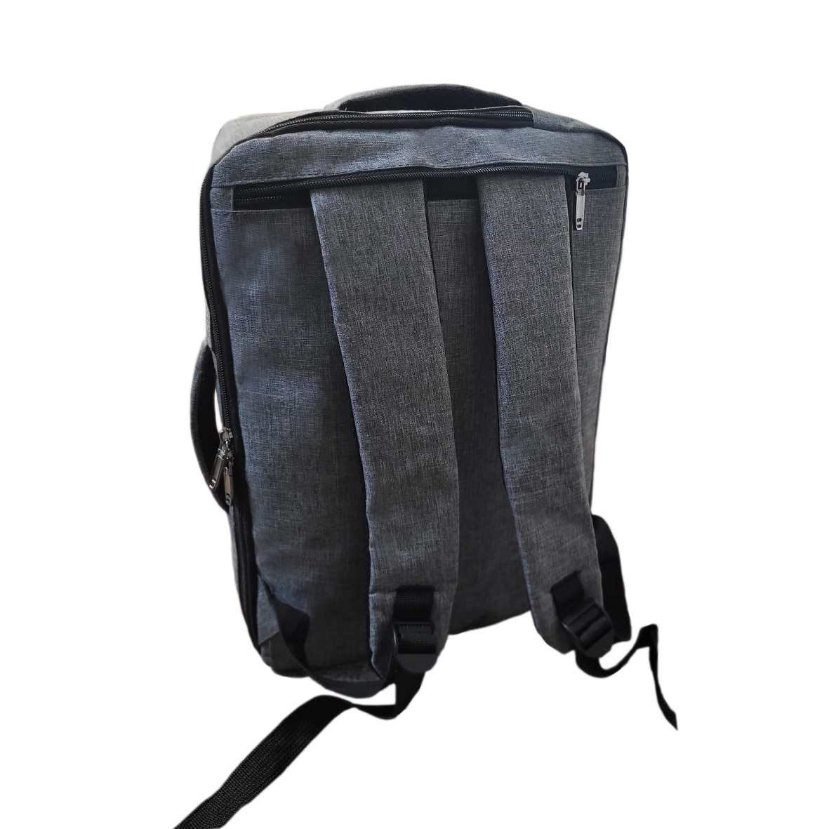 Geanta laptop, duala : geanta si rucsac, gri