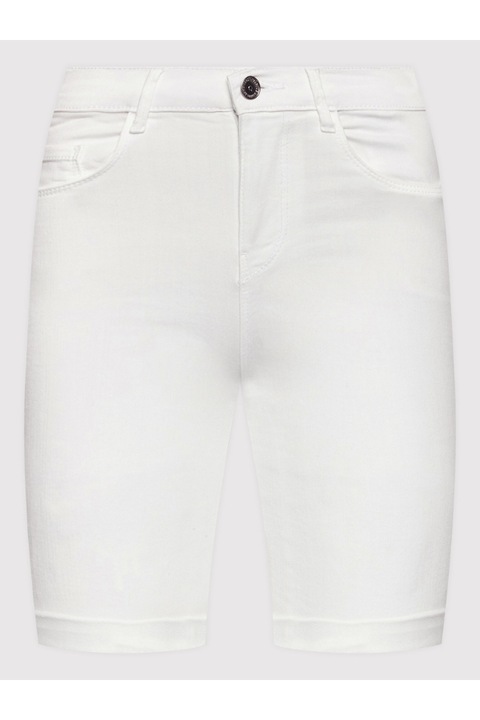 Női farmer rövidnadrág, CSAK, 209903157, Viskóz, Fehér, XS