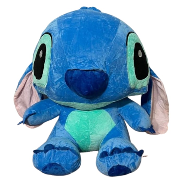 Плюшена играчка Stich - любимият герой от анимационния филм Лило и Стич, синя, 70 см