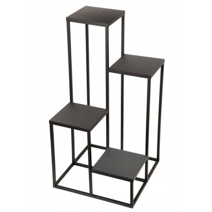 Suport pentru flori, Szpak, Metal, 75x39cm, Negru