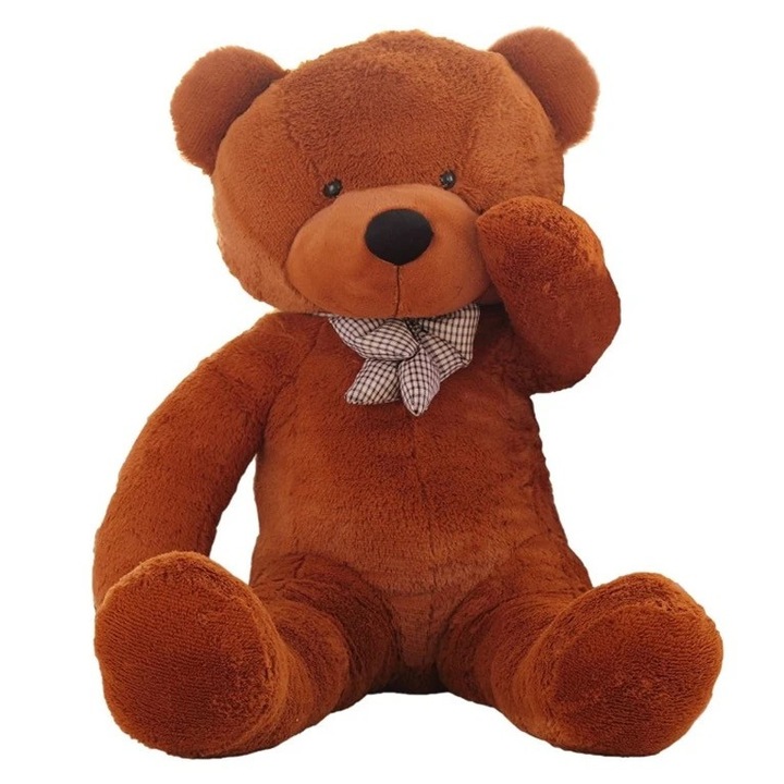 Urs din plus catifelat 99cm – Maro Inchis