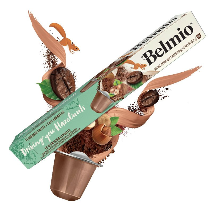 Belmio Driving you Hazelnuts Nespresso kompatibilis kávékapszula 10db (BLIO31371) (BLIO31371)