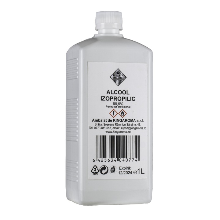 Изопропилов алкохол IPA чистота 99,9%, Kingaroma, 1000 мл