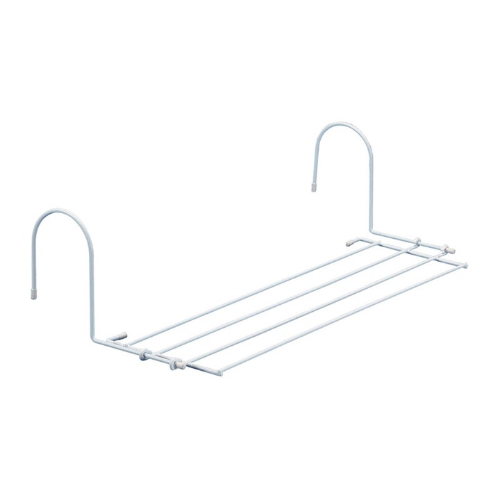 Uscator rufe de calorifer/balcon, Frandis, 2.5 m, sarma plastifiata alba, model 120105