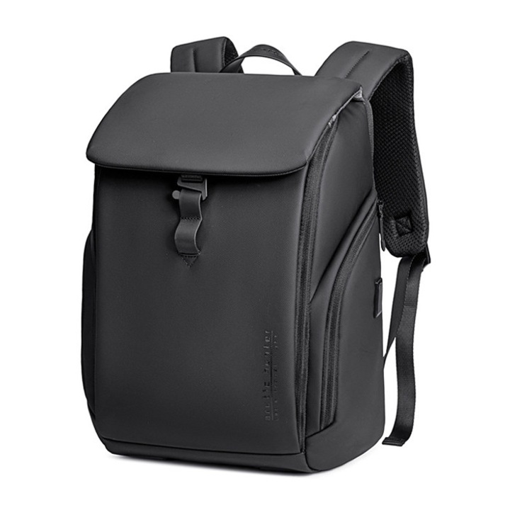 Geanta laptop Arctic Hunter B00558, 24L, USB, negru, 44.5x30x18cm