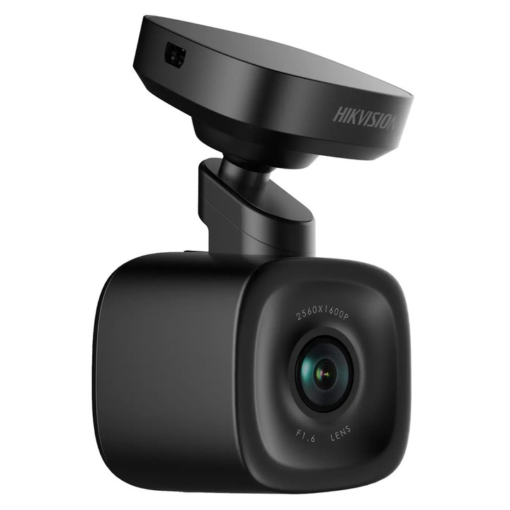 HIKVISION F6 Pro DVR камера за кола, GPS, Wi-Fi, 1600p запис, широкоъгълна, 128GB, черна