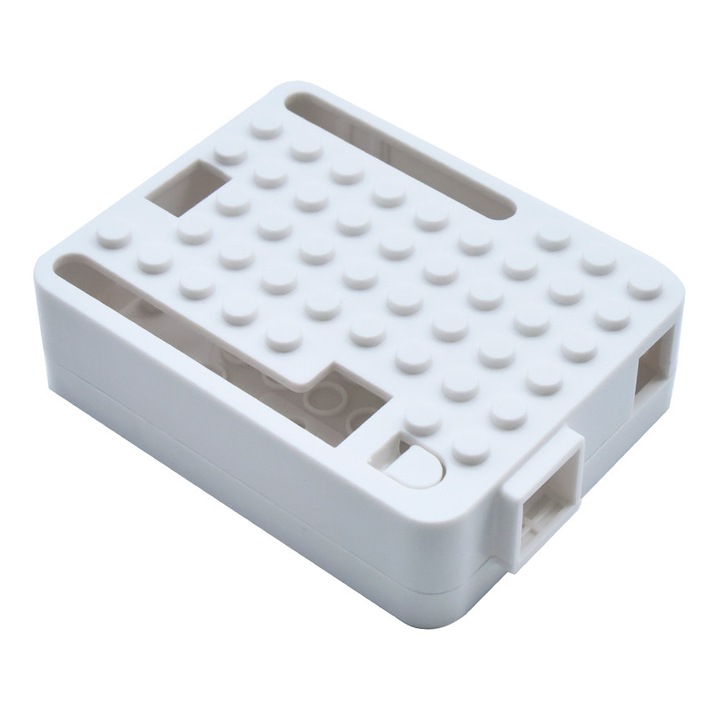 Калъф за Arduino UNO R3, Keyestudio, съвместим с LEGO, 79x60x24mm, бял
