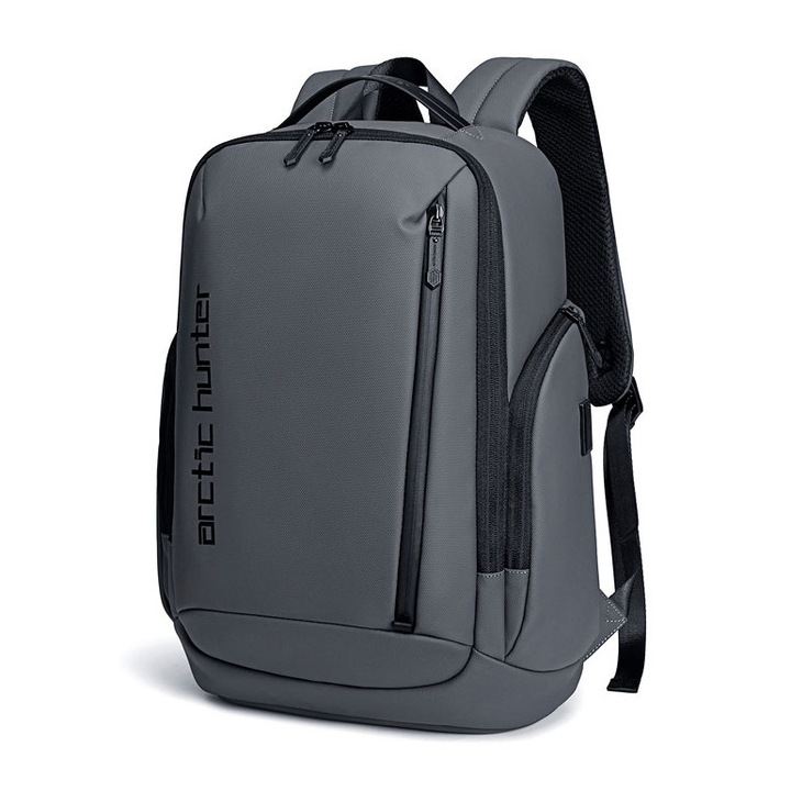 Rucsac laptop Arctic Hunter B00554, 20L, USB, 46x31x14cm, gri