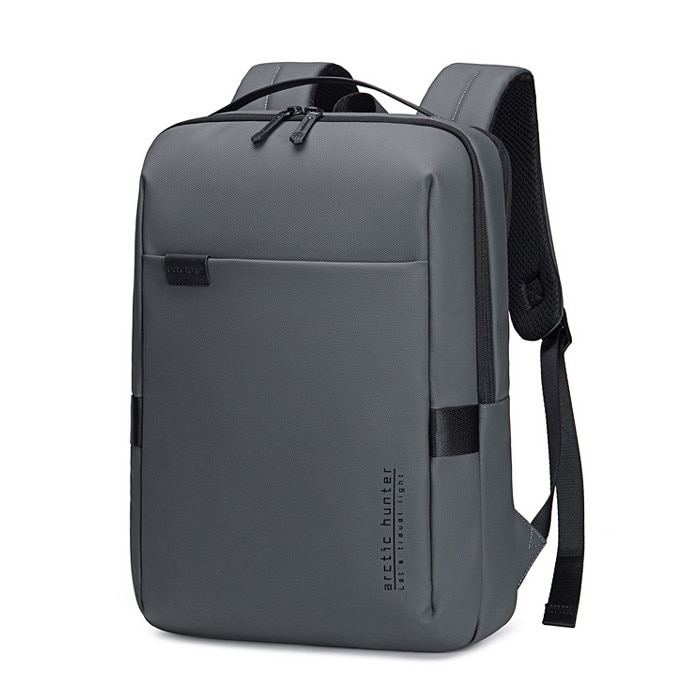 Geanta laptop Arctic Hunter B00574, rezistenta la apa, 10L, gri, 44x33x7cm