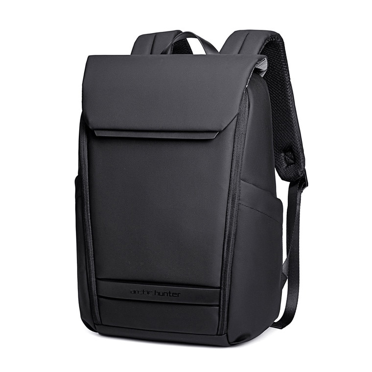 Rucsac Arctic Hunter B00559, pentru laptop 15.6", impermeabil, 21L, negru, 40x29x18cm