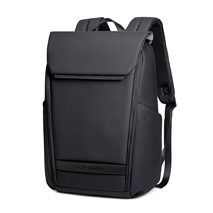 Rucsac Arctic Hunter B00559, pentru laptop 15.6", impermeabil, 21L, negru, 40x29x18cm