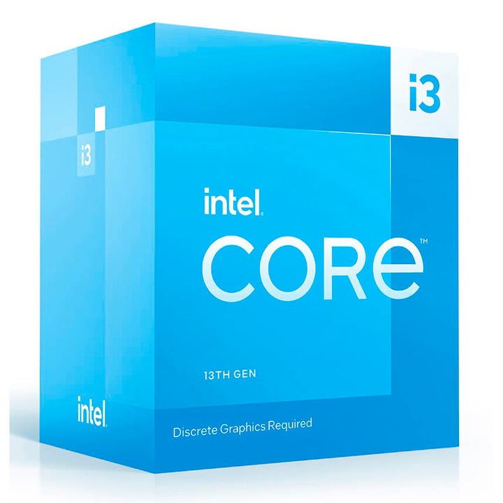 Процесор Intel Core i3-13100F, 4 ядра, 3.40GHz, 12MB кеш, LGA1700